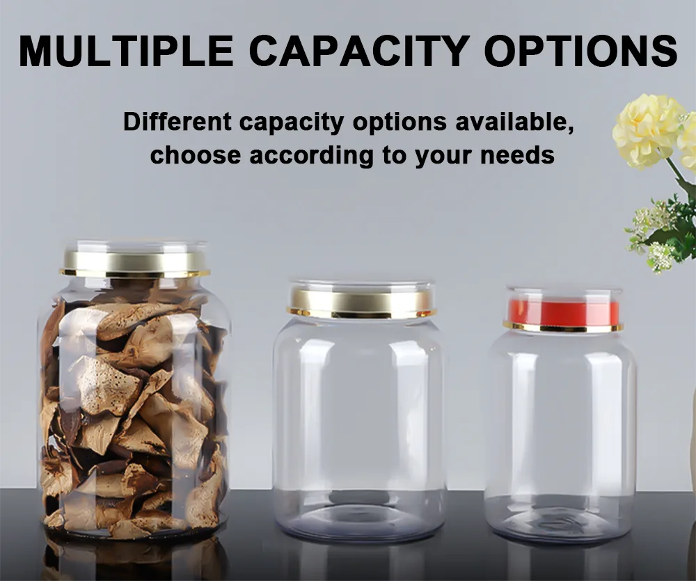 PET Health Supplement Bottles For Pills