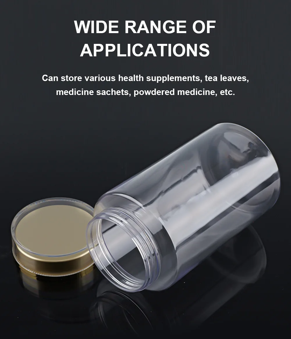 PET Health Supplement Bottles For Liquid